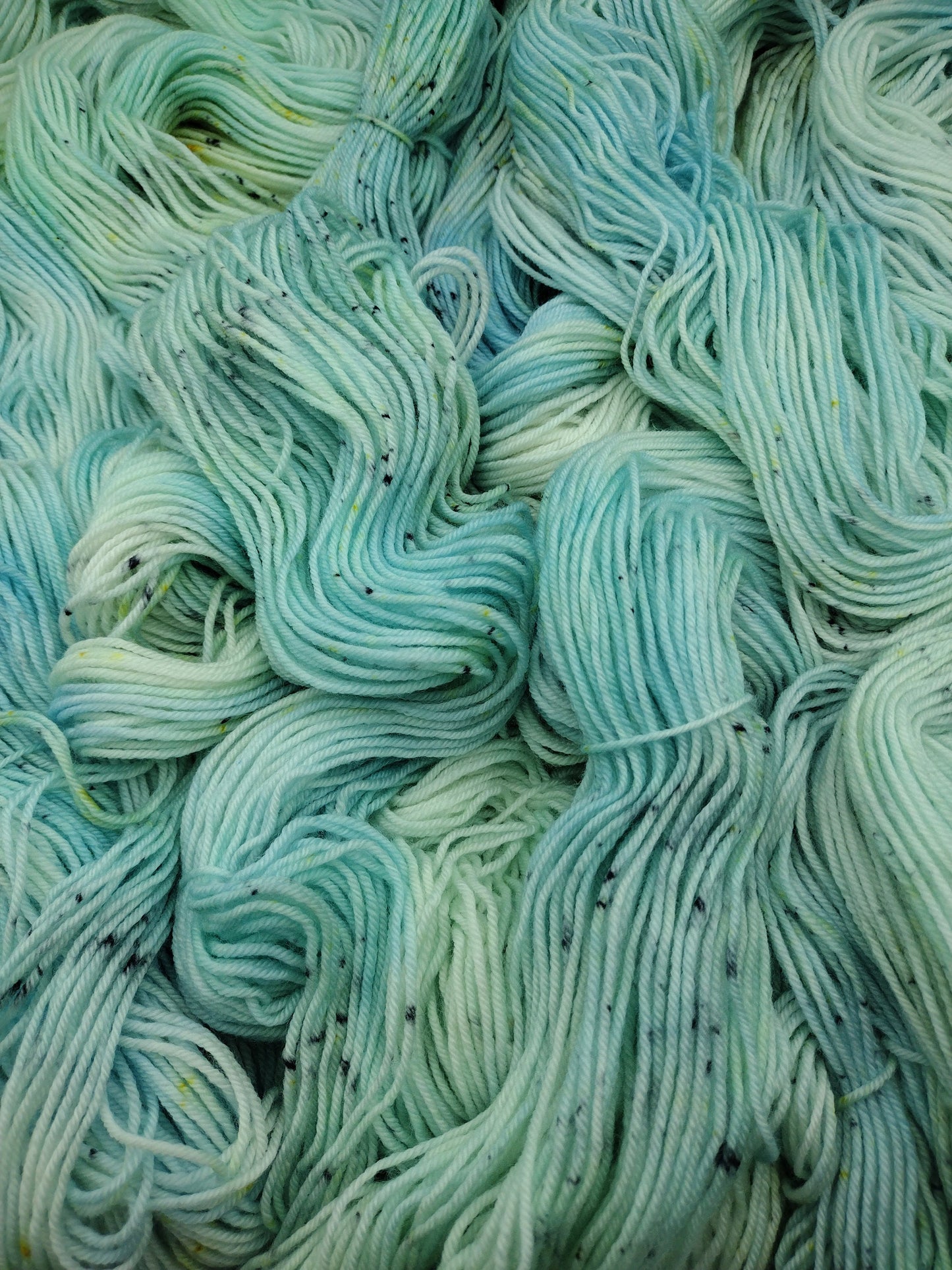 Breaking ( Aquamarine) 100% SW Merino Fingering Weight *birthstone collection